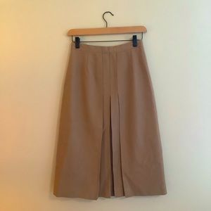 Vintage Rosecrest Wool Pleated Pencil Skirt 10